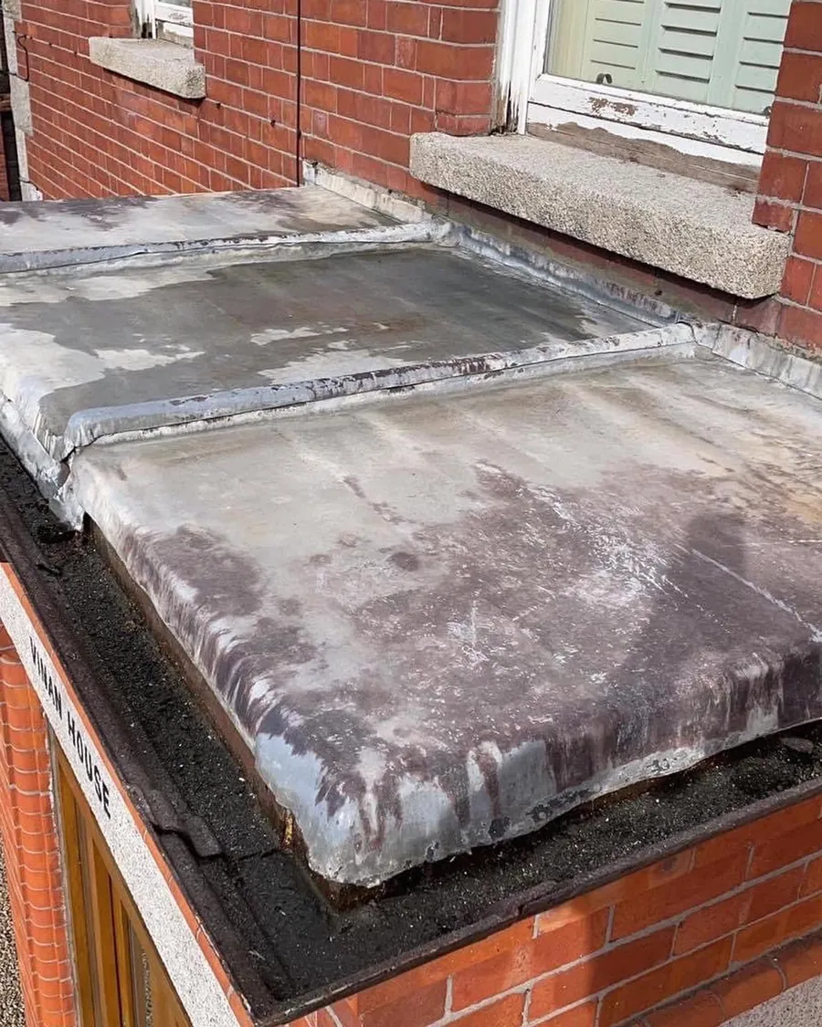 Lead-covered bay window roof, Flaherty Roof and Driveways